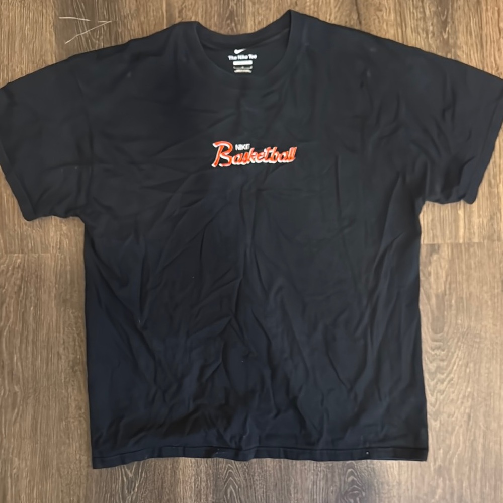 Nike Basketball Embroidered Black Basketball T-Shirt
